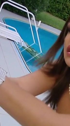 Eve Mendes a Slutty Mature with Small Tits and Brown Hair Gets Her Pussy Stretched and Wants Her Mouth Busy Outside