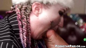 Hot MILF Leya Falcon goes wild with ebony babe Porsha Carrera