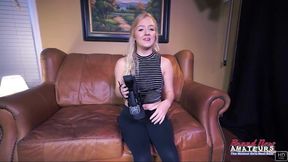 Horny Blonde Alex Fit Brunette Carmen Eat Twats 3some Cum!