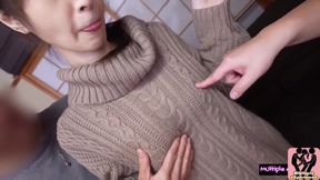 Bath Cleaning Housewife Gets a Surprise Visit at Home. Muscle Guy Joins in, Wild 3p Goes Out of Control!