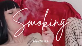 Red Satin Handrolled XXL Smoking Session