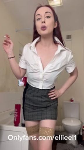 Naughty smoking break