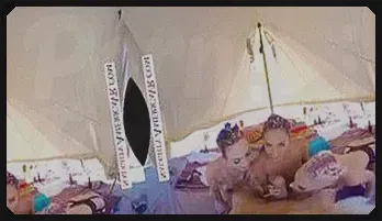 Desert Campfire Foursome – Christiana, Jade & Kenna