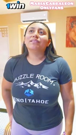 Le pido prestado dinero y a cambio termino atada en un columpio y follada con un gran creampie