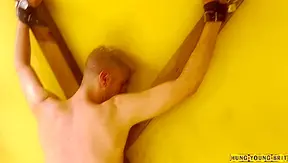 FIT LAD TIED 2 CRUCIFIXION CROSS BUKKUKE & NO PULLING OUT AND STRANGERS HAVE QUICK RIDE RAW