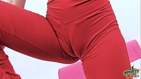 Sexy Teen Blonde Slut Has Big Cameltoe Big Tits &amp_ Round Ass