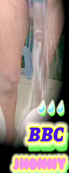 Big dick massage on shower  time