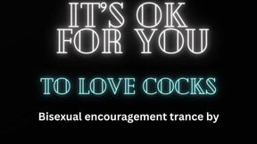 IT'S OK FOR YOU TO LOVE COCKS