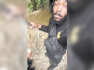 Took my Hood Hoe on a Hike … Ghetto Twat Creaming on Me ‍