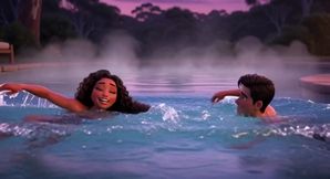 Stepmother and Stepson Road Trip Ends in Private Heated Pool (ai Generated)