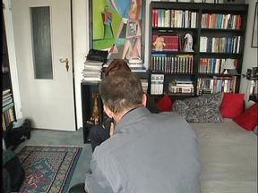 Redhead german milf at the interview