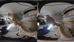 3DVR180 MARTINA high-heeled sandals POV Giant Humiliation