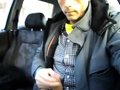 Wanking in the Car