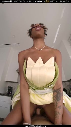 Lacey London as PRINCESS Tiana Hungry Mouth And Tight Pussy Ache For A Big Cock Like Your Part 1   Clip 3