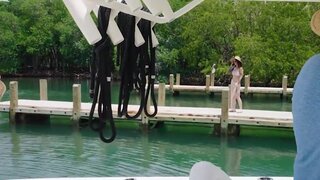 Inked girl cannot wait to take his dick on a boat too
