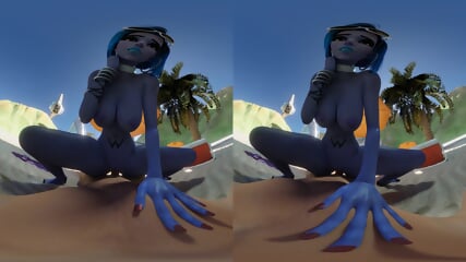 widow cowgirl beach