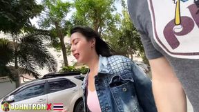 JohnTronX - Hot Asian babe takes that hard cock in many different positions