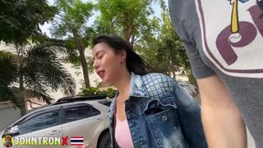 JohnTronX - Hot Asian babe takes that hard cock in many different positions