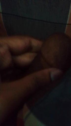 A boy enjoy his time at night alonely