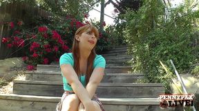 anal fuck in the backyard! alex legend creampies penny pax!