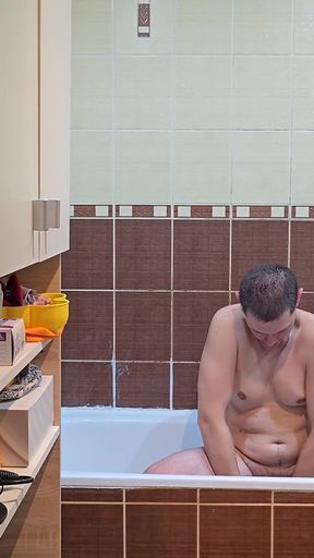 Showing My Ass, Playing with My Cock After Cumming &amp; Taking a Shower