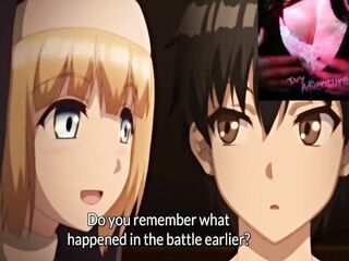 The fortunate dude was summoned for one more world and now this guy has to bang three women - Isekai Harem Monogatar Movie 1 - IvyAdventure with a BBC on your boobs