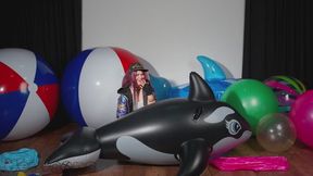 Yukii Inflatable Overinfaltion and Popping and Bouncing