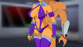 Grown up Teen Titans - Part 6 - Luand'r Dick Pussy Rub by Loveskysanhentai