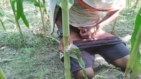 Indian Jungle Transgender Shakes Alone