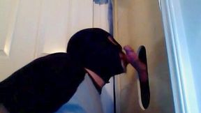 Amazing Masked Gloryhole Cock Sucker