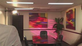 Teen and a MILF in the same office fucking with two horny dudes