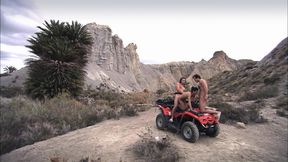 Quad Desert Anal Fury (Private) Scene 4