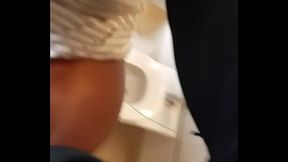 Grinding on this dick in the hospital bathroom