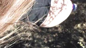 ”Sporty Teen With A Round Ass Shoots Herself Riding Meat”