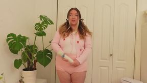 Bratty Molly Made To Strip In Her Diaper