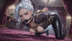 Bondage Stories #135B: Confessions of Silken Restraints (Animated)