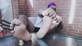 Touch and sniff my soles, after the bath (2) [2025]