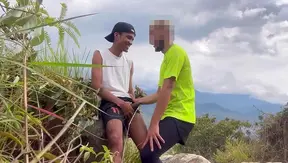 Unexpected Encounter: Guy Joins Me for Wild Public Gay Sex