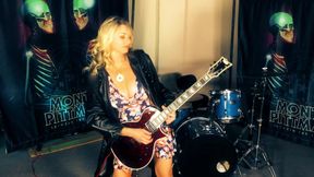 Funny! MILF Vicky Learn Guitar From Madonna&#039;s Guitarist!