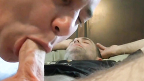 Unshaved youngster sucked off before shooting jizz in mouth