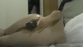 Oil-Drenched Twink Loses Control Riding Huge Toys – Hot Solo Gay Ride 18+