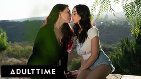Lesbian MILF Jess squirts on age gap girlfriend Chloe