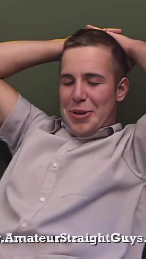 Virgin Straight Guy Jamie Cums While His Ass Is Tongue Fucked