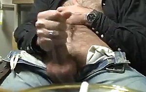 Bearded Daddy Strokes Solo