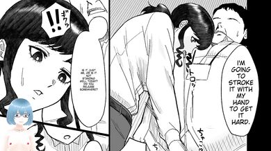 The old man wrecks her trembling body again
