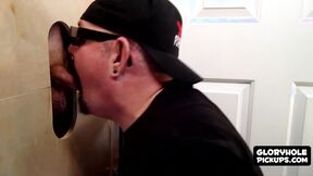He goes crazy when he sees that glory hole fire hose
