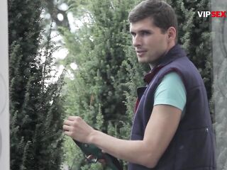 I Let Him Run His Hands All Over My Stockings Before He Screwed My Twat Raw