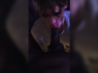 Femboy BBC deepthroat training