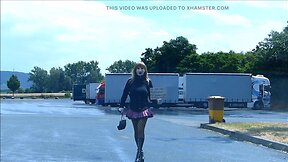 Monique taking a stroll on tv