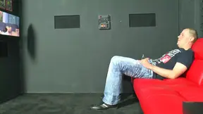 The blonde fuck mouse is totally horny for cock